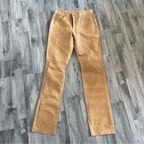 LEVIS LOT 53 LEATHER PANTS - Picture 1 of 12